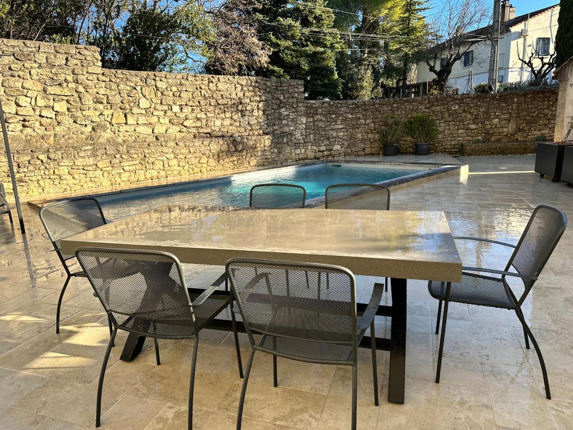 Appartement Avec Piscine Privee Dans Residence Pour 6 Personnes Uzes Ngoại thất bức ảnh