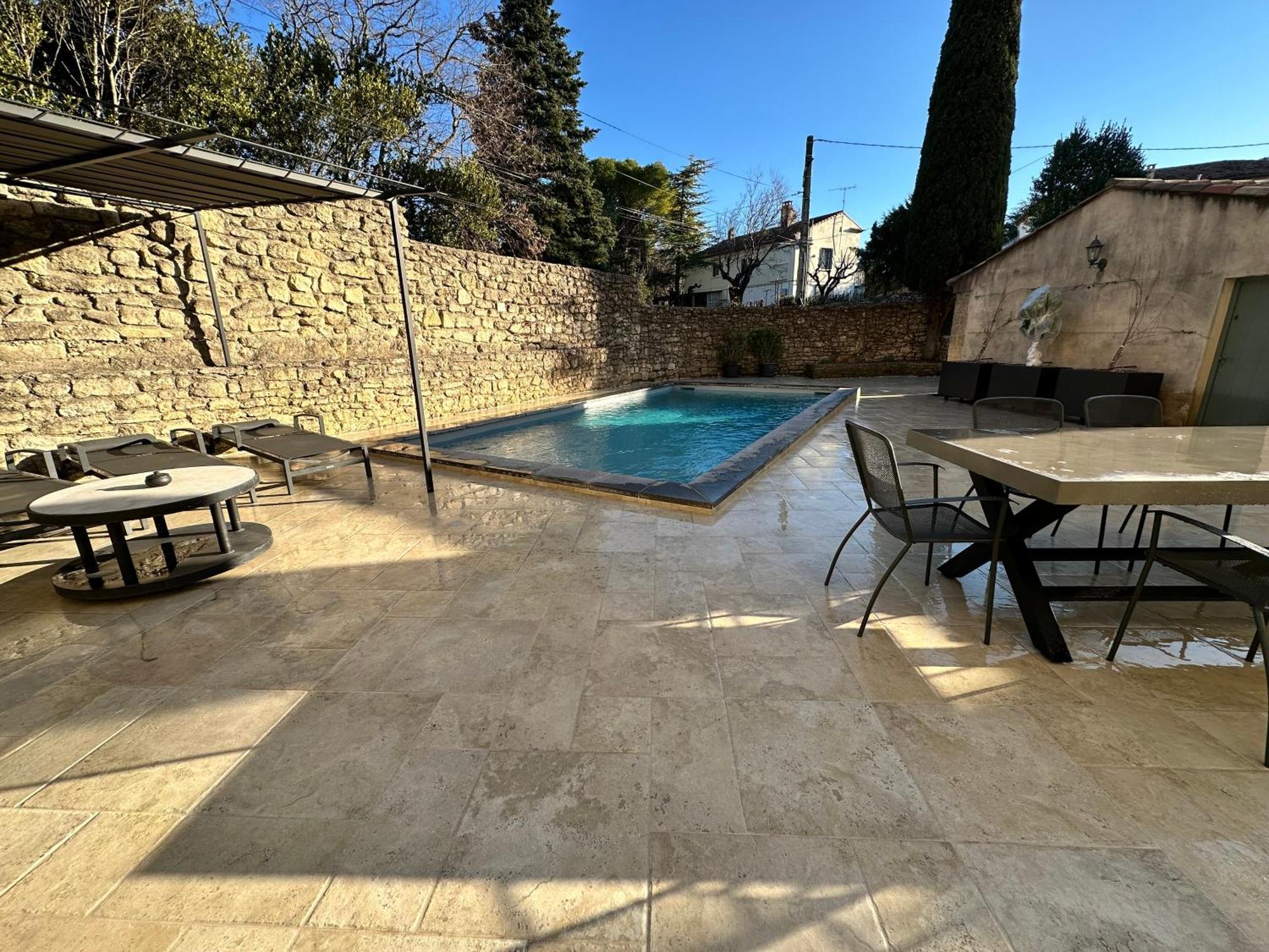 Appartement Avec Piscine Privee Dans Residence Pour 6 Personnes Uzes Ngoại thất bức ảnh